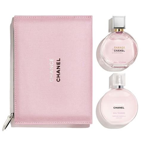 chanel chance travel canister only|chanel chance eau tendre set.